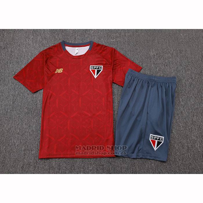 Chandal del Sao Paulo Manga Corta 2025-2026 Rojo - Pantalon Corto